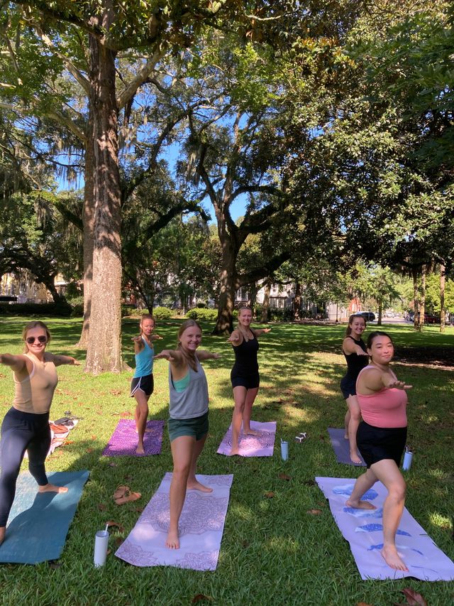 Yoga in Forsyth Park: Group Class in Savannah Historic District image 3