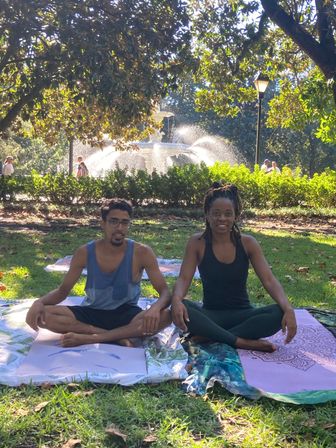 Yoga in Forsyth Park: Group Class in Savannah Historic District image 2