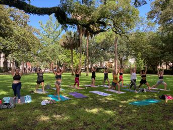 Yoga in Forsyth Park: Group Class in Savannah Historic District image 4