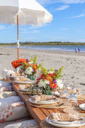 Oceanside Luxury Picnic Experience with Fresh Flower Arrangements, Optional Food Packages & More image 1