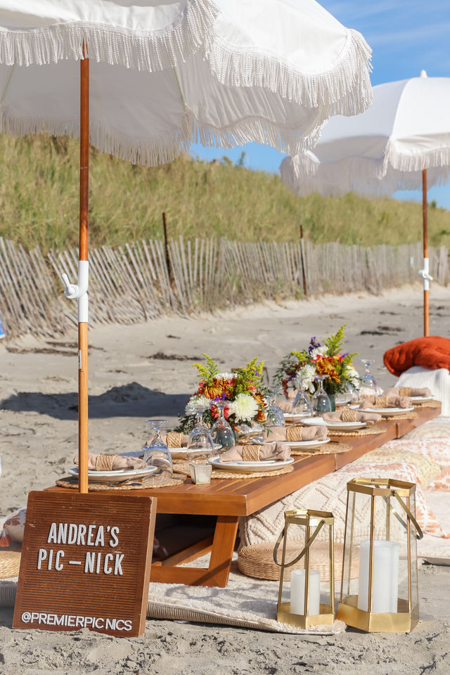 Oceanside Luxury Picnic Experience with Fresh Flower Arrangements, Optional Food Packages & More image 3