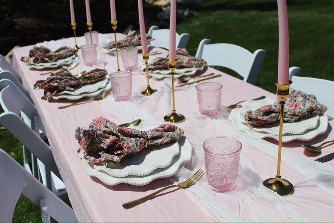 Upscale Tablescapes for Events: Complete Decor and Dining Items image 2
