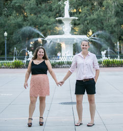 Private Flytographer Savannah Photoshoot with Professional Photos & Hidden Spots: Forsyth Park, Tybee Island, Orleans Square and More image 7