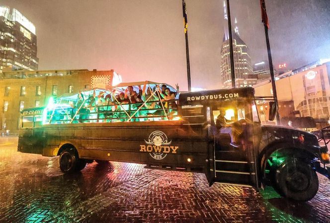 Rowdy Nashville BYOB Party Bus Tour with Onboard Bartender, Massive Sound System, LED Party Lights and More image 16