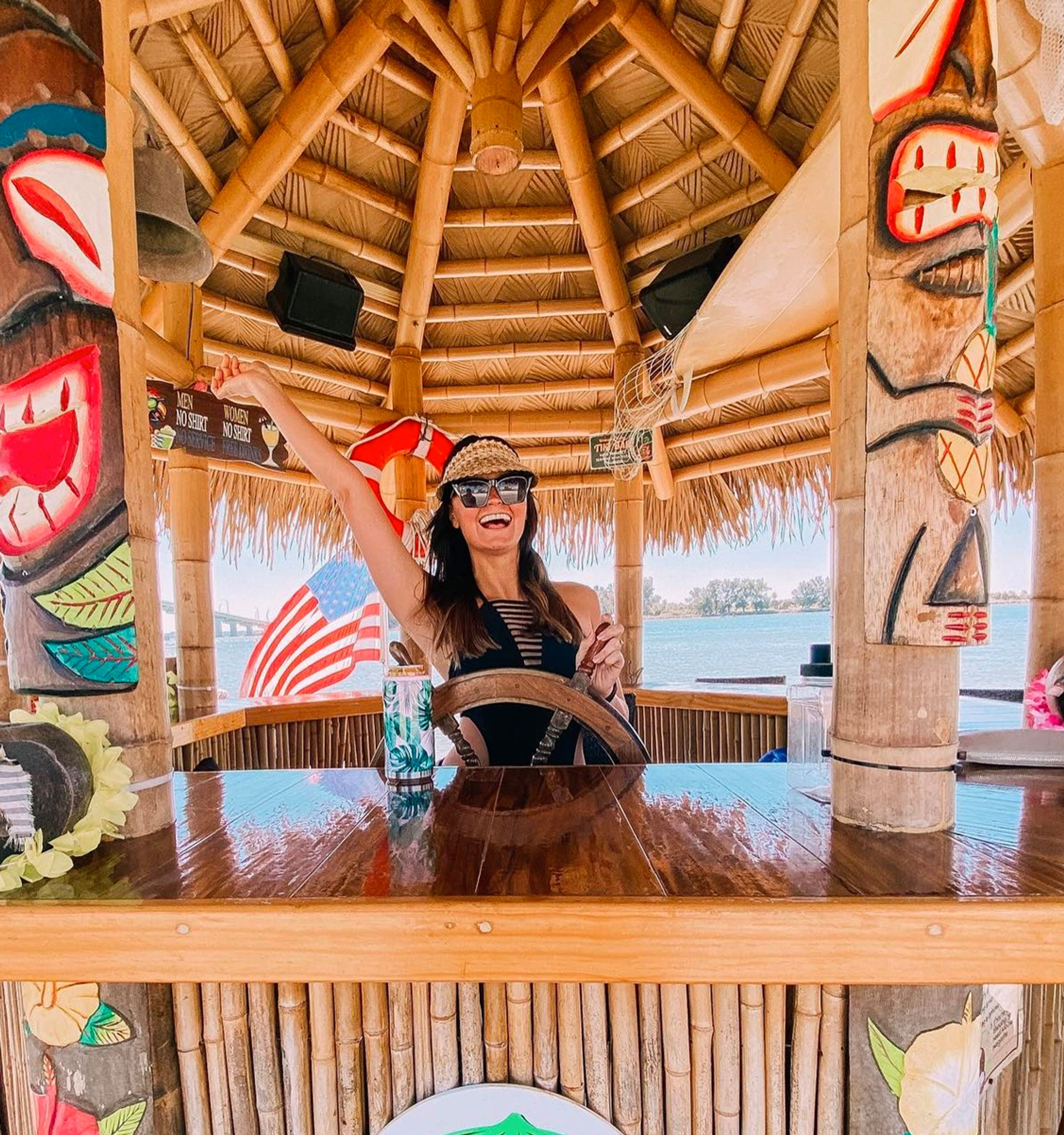 behind the tiki bar bar