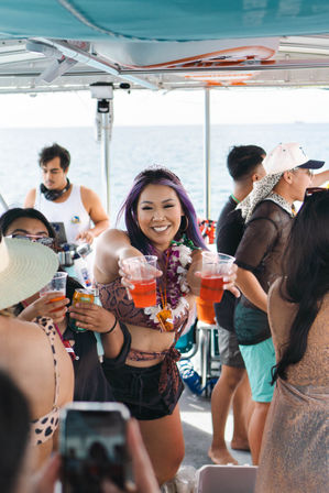 Adults-Only Waikiki Sunset Cruise: Live DJ, Boat Bar, & More image 2