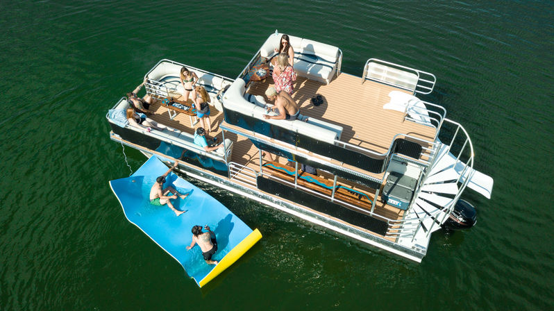 Pontoon Cruise: VIP Boating Experience on Our Double Decker Boats image 4
