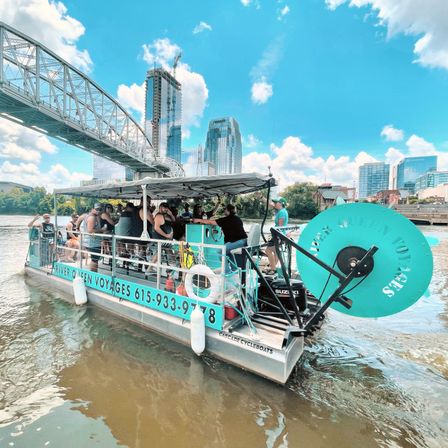 BYOB Pedal Pontoon Boat Cruise in Downtown Nashville image 6