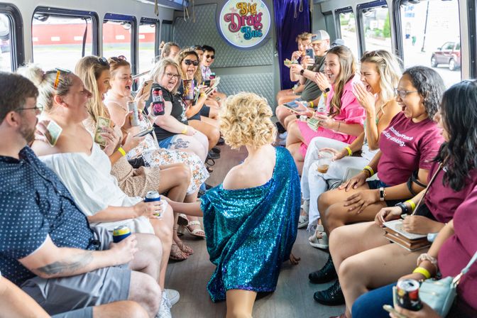 Big Drag Bus: Nashville's Party Bus with Top Drag Queens and Kickoff Jello Shot image 19