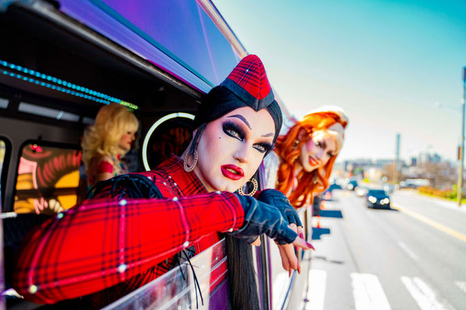 Big Drag Bus: Nashville's Party Bus with Top Drag Queens and Kickoff Jello Shot image 29