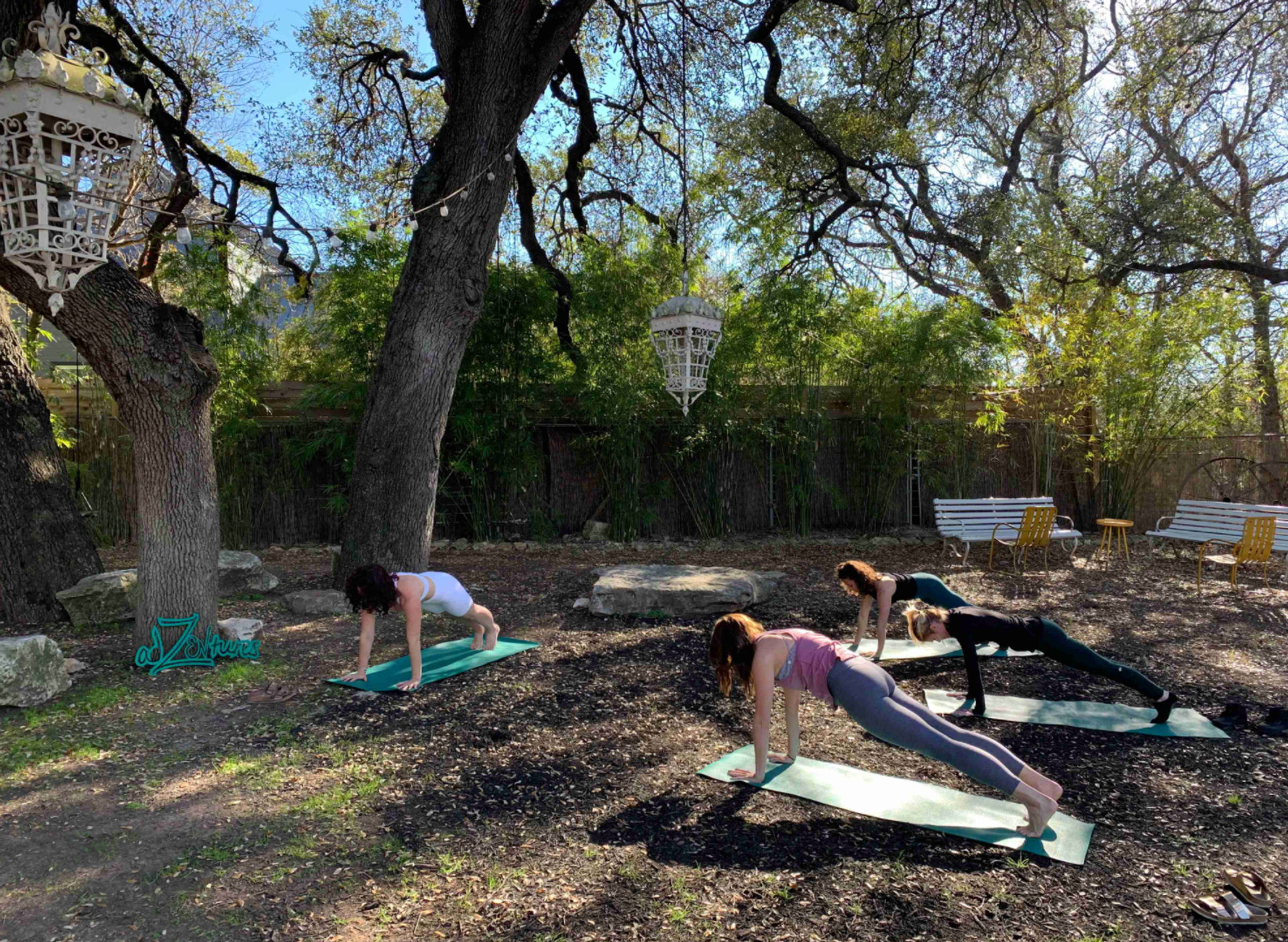 Scenic Outdoor Group Yoga with Complimentary Mimosas and Mats Included image 2