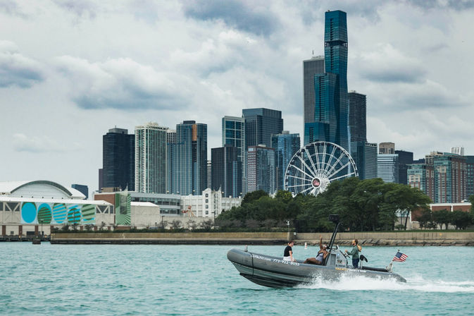 Private Shoreline High-Speed Boat Adventure BYOB Tour in Chicago image 2