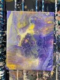 Flow & Glow: Fluid Art Painting Experience image