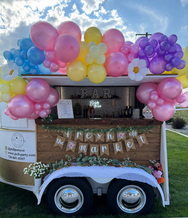Stylish Mobile Bar Trailer: Customized for Your Event image 1