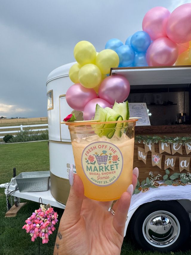 Stylish Mobile Bar Trailer: Customized for Your Event image 3