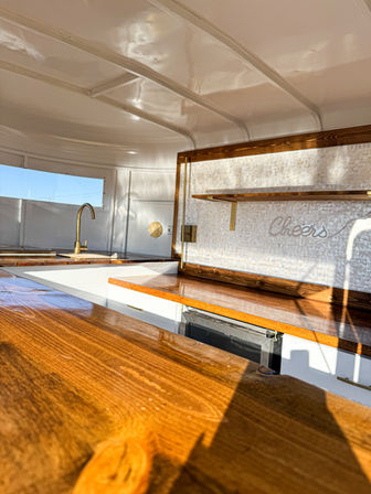 Stylish Mobile Bar Trailer: Customized for Your Event image 9