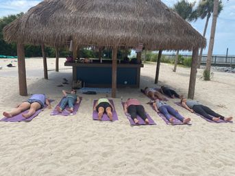 Bad Girls Yoga: Charleston’s Namaste then Rosè Class, Yoga Mat, Rosé & Aromatherapy Included! image 9