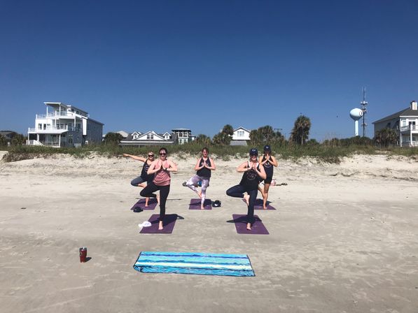 Namaste then Rosé with Bad Girls Yoga: Yoga Mat, Rosé and Aromatherapy Included image 22