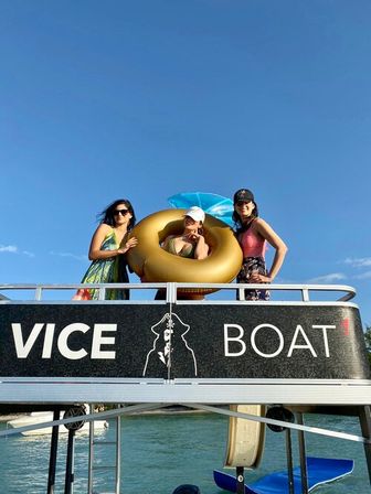 Vice Boat Club BYOB Double Decker Pontoon Party Cruise with Party Floatie Included image 11