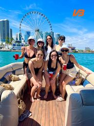 Vice Boat Club BYOB Double Decker Pontoon Party Cruise with Party Floatie Included image 17