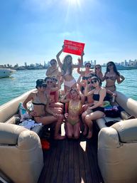 Vice Boat Club BYOB Double Decker Pontoon Party Cruise with Party Floatie Included image 9