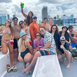 BYOB Private Pontoon Party in Miami: Scenic Views, Insta-Worthy Inflatables, and High-End Sound System with LED Lights image 6