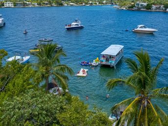 BYOB Private Pontoon Party in Miami: Scenic Views, Insta-Worthy Inflatables, and High-End Sound System with LED Lights image 25