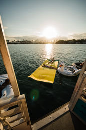 BYOB Private Pontoon Party in Miami: Scenic Views, Insta-Worthy Inflatables, and High-End Sound System with LED Lights image 22