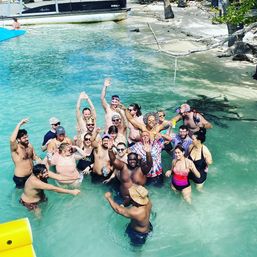 BYOB Private Pontoon Party in Miami: Scenic Views, Insta-Worthy Inflatables, and High-End Sound System with LED Lights image 33