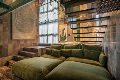 Jungle Green Luxe Penthouse + Private Rooftop Pool image 14