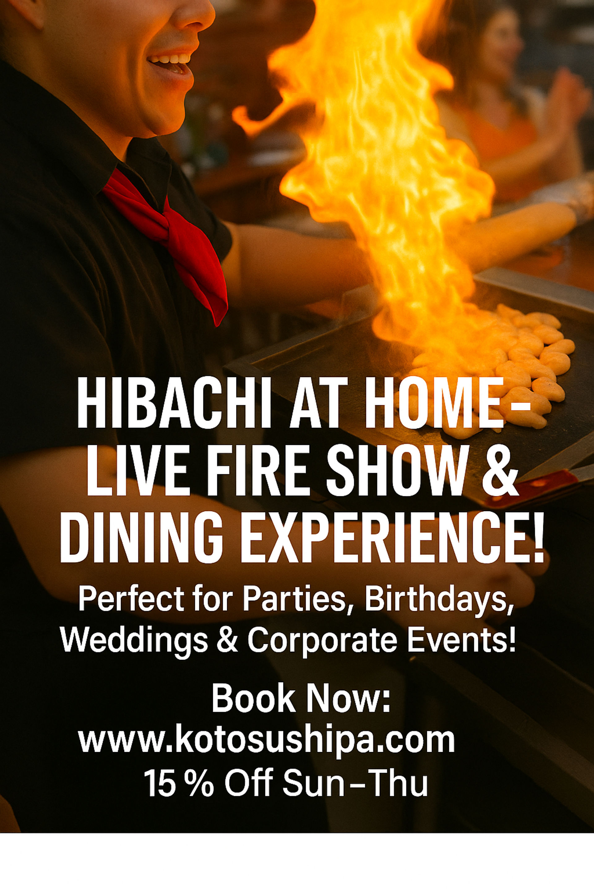 Grill & Thrill: Private Hibachi at Home image 2