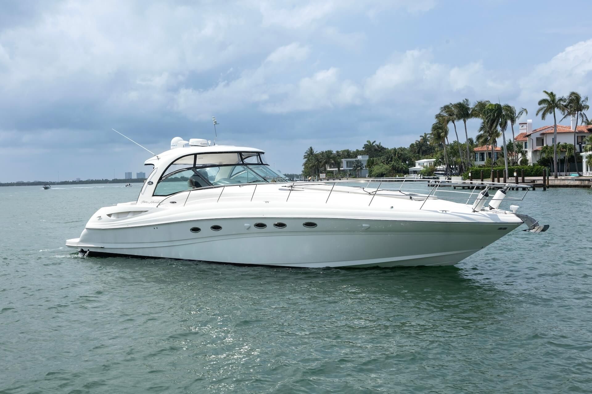 Yacht Charter on a 54' Searay with Captain & Stewardess in Miami Beach image 1