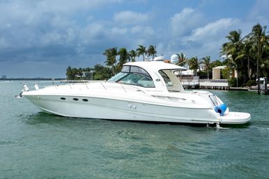 Yacht Charter on a 54' Searay with Captain & Stewardess in Miami Beach image 10