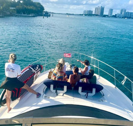 Yacht Charter on a 54' Searay with Captain & Stewardess in Miami Beach image 3