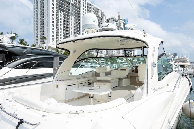 Yacht Charter on a 54' Searay with Captain & Stewardess in Miami Beach image 6