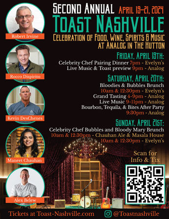 Toast Nashville Celebrity Chef's Collaboration Dinner Experience at Evelyn's image 3