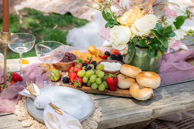 BYOB Desert Picnic with Insta-Worthy Grazing Tables and Custom Beautiful Floral Displays image 5