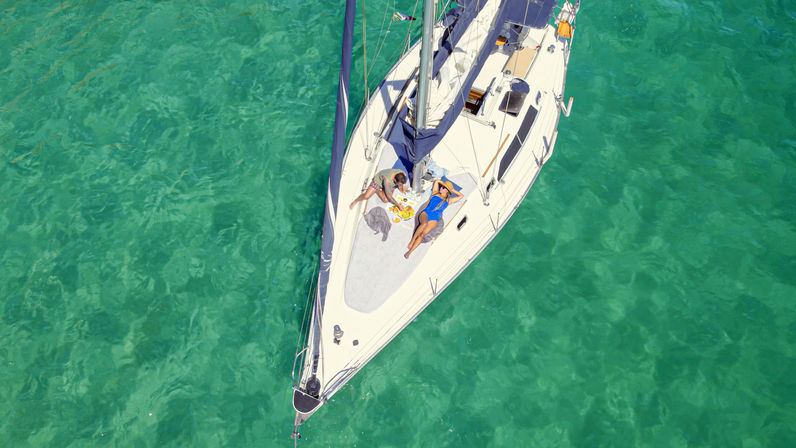 Private Snorkeling and Sailing Cruise on Luxury 38’ Sailboat: Food, Cocktails and More! image 5