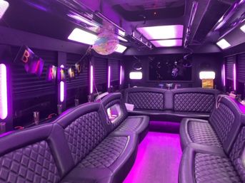 White Party Bus Elegance with Sparkling Champagne Toast (For 20 or 25) image 4