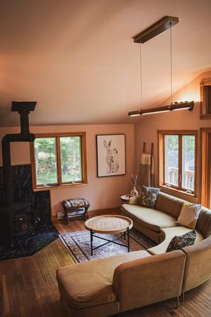 Golden Crown Cabin: Catskills Retreat with Game Room + Fire Pit on 5 Acres image 5
