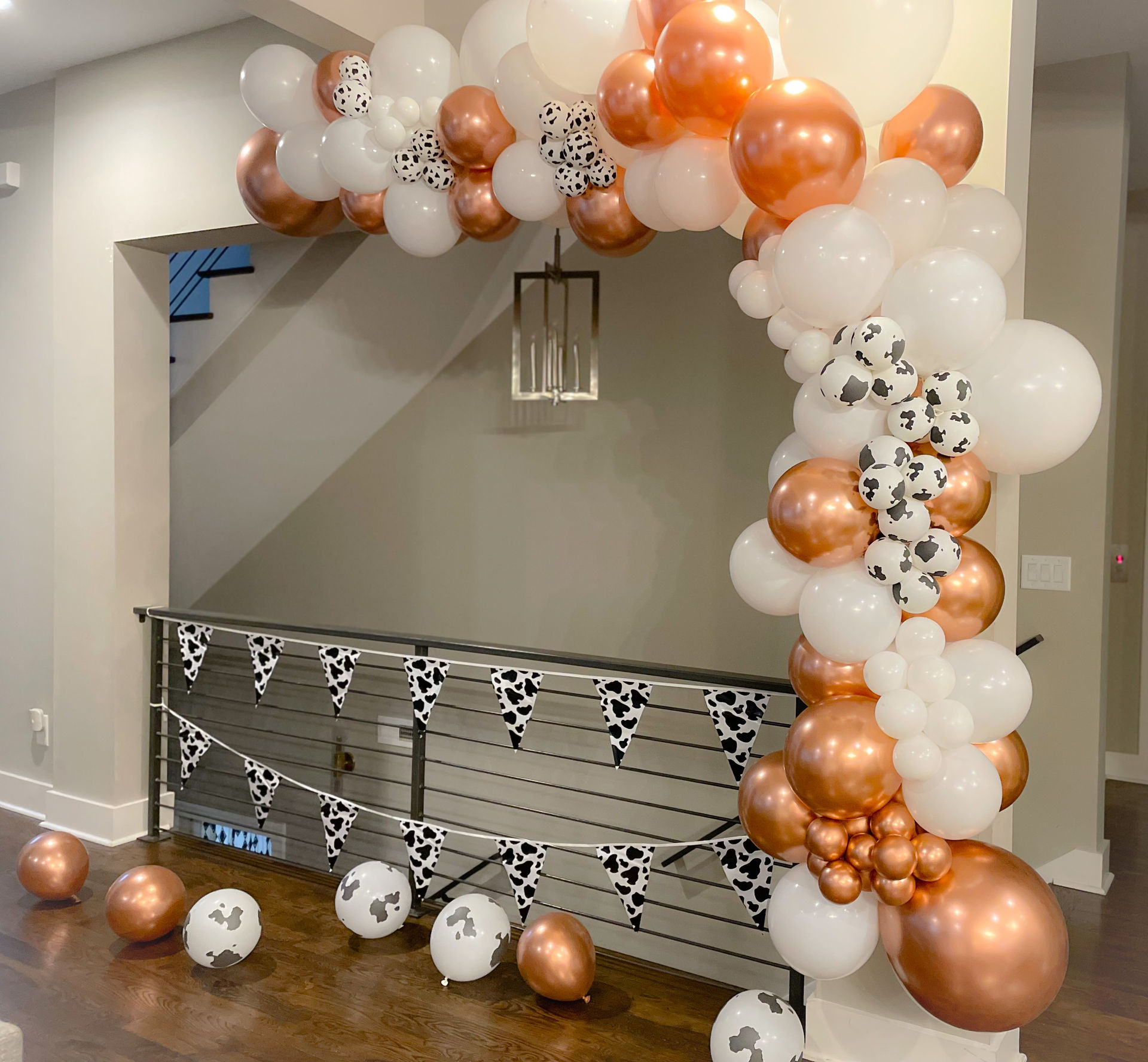 Party Decor Set-up with Mimosa Bar, Stocked Fridge and More