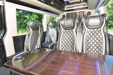 Luxury Mini Party Buses with Uniformed Chauffeur & Optional Drink Packages (14-39 Passengers) image 8