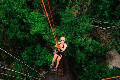 Tulum Xtreme Adventure: Zipline Circuit, Cenote Swim + Transport image 2