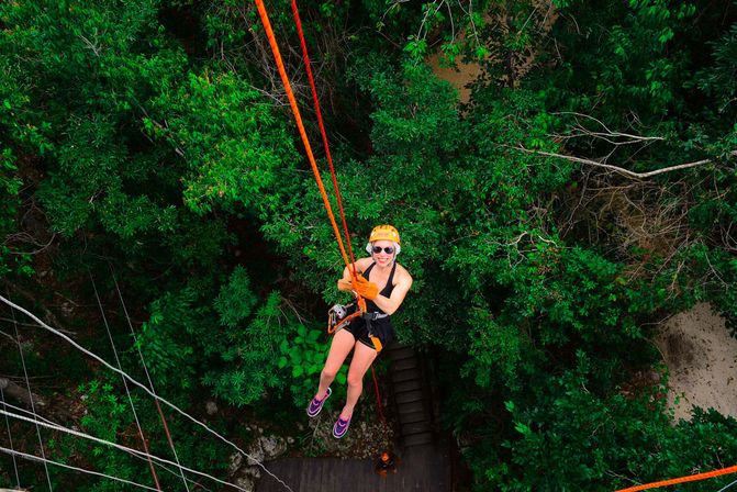 Tulum Xtreme Adventure: Zipline Circuit, Cenote Swim + Transport image 2