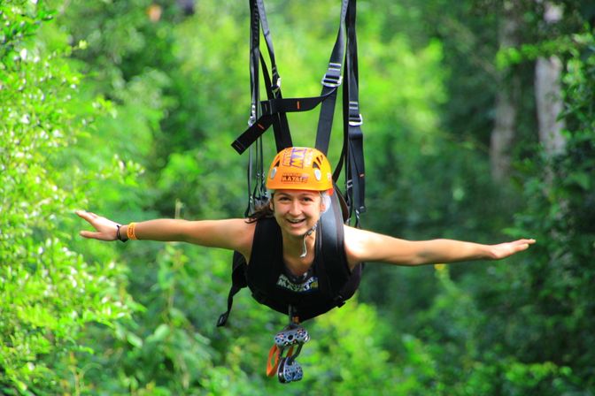 Tulum Xtreme Adventure: Zipline Circuit, Cenote Swim + Transport image 1