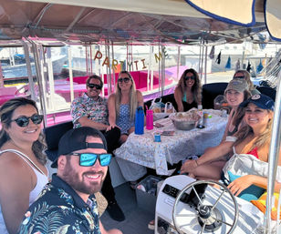 Barbie Pink Duffy BYOB Boat Adventure in Stunning Huntington Beach image 5