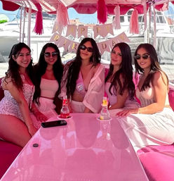 Barbie Pink Duffy BYOB Boat Adventure in Stunning Huntington Beach image