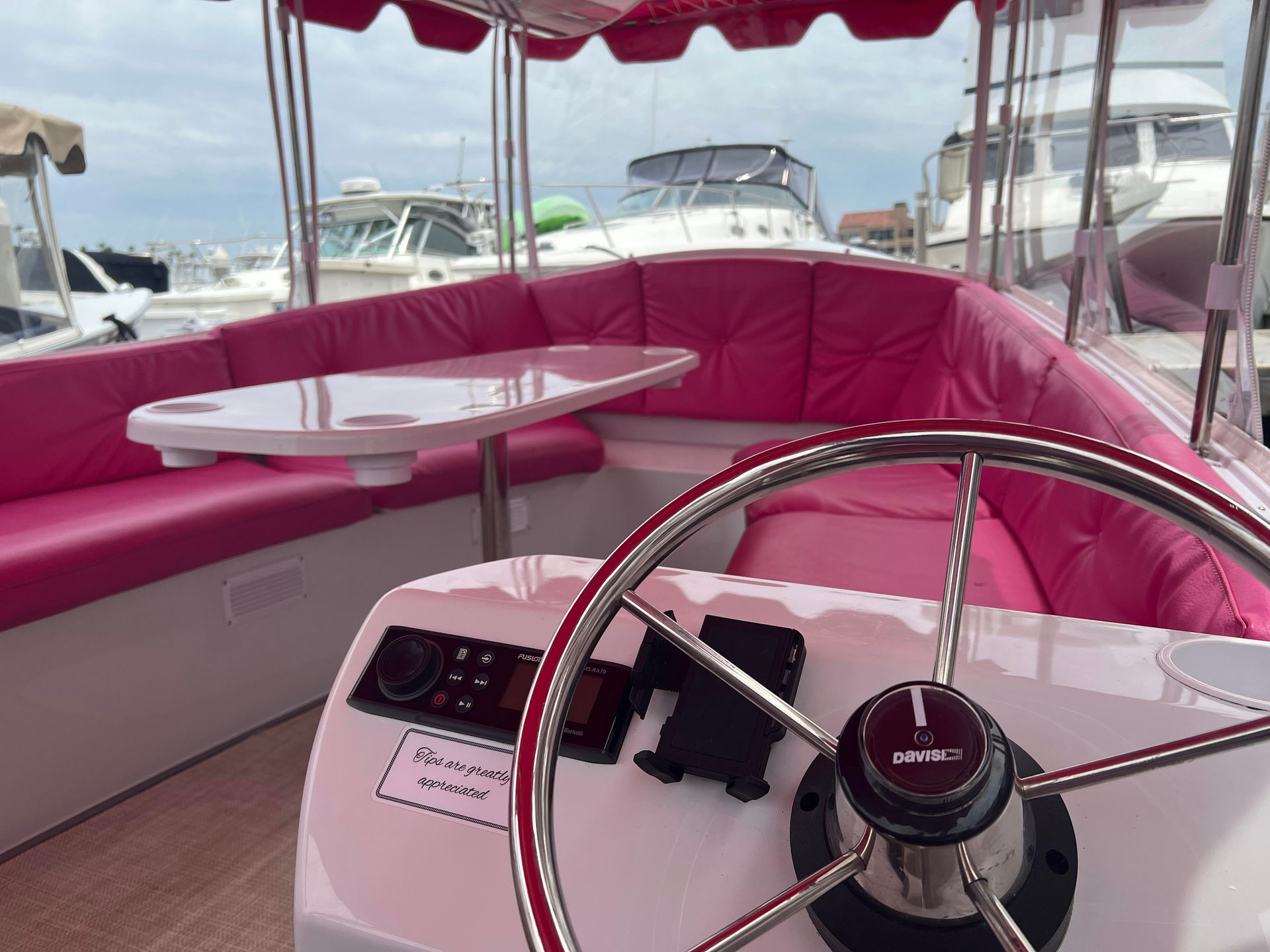 Barbie Pink Duffy BYOB Boat Adventure in Stunning Huntington Beach image 6