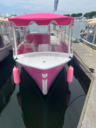 Barbie Pink Duffy BYOB Boat Adventure in Stunning Huntington Beach image 10