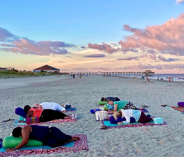 Transformative Yoga and Reiki Class on Tybee Beach or Your Location image 4